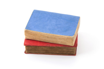 old book on white background
