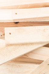 light brown wood on white background