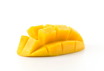 Naklejka na ściany i meble fresh mango on white background