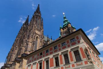Fototapeta na wymiar Cathédrale Saint-Guy - Prague - République tchèque