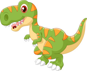 Cartoon adorable dinosaur
