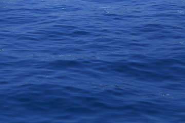 Fototapeta premium Smoothly water Waves. /Detail photo of smooth, soothing blue water. 