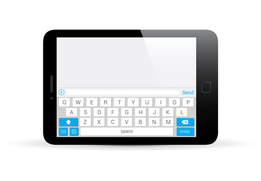 Tablet Horizontal Keyboard