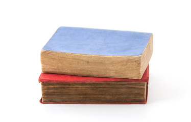 old book on white background
