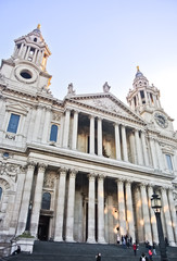 Obraz premium View of St Paul's Cathedral in London