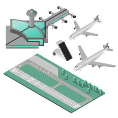 Airport Icons Set