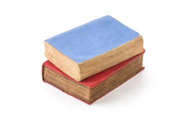 old book on white background