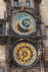 Fototapeta na wymiar Pražský orloj, Old Town Square, Prague, Czech Republic - 2015