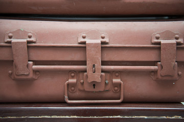 old steel chest for storage