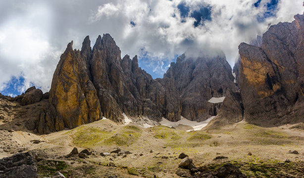 grupa sella, dolomity
