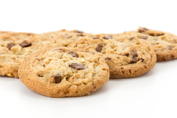 milk chocolate toffee almond cookies