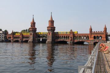Oberbaum bridge, Berlin, Germany