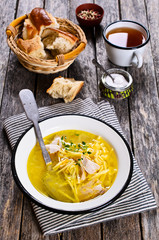 Soup with pasta