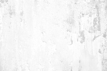old grunge cracked white concrete wall