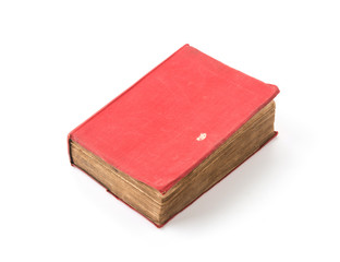 old book on white background