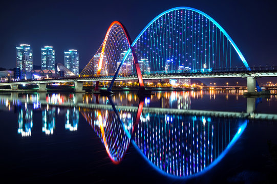 Expo Bridge in Daejeon, South Korea.