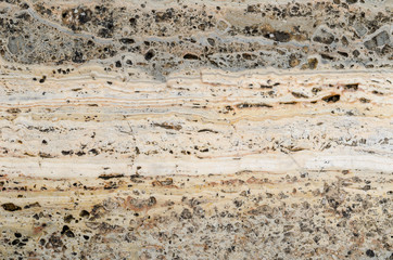 The texture of the stone