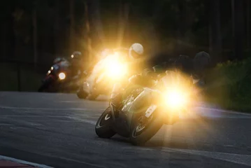 Deurstickers Motorbike racing © sergio37_120