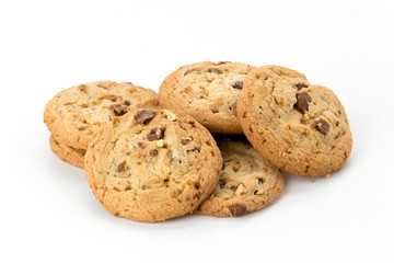 milk chocolate toffee almond cookies