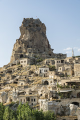 Fototapeta premium Ortahisar in Cappadocia, Turkey
