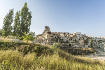 Fototapeta na wymiar Ortahisar in Cappadocia, Turkey