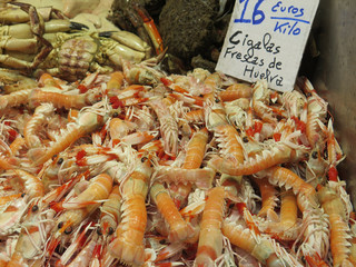Fresh seafood