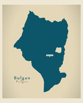 Modern Map - Bulgan MN