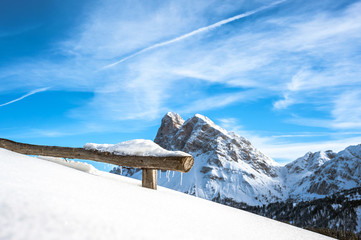 dolomiti d'inverno