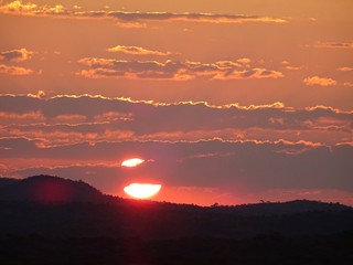 Sunset in Namibia