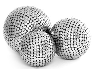 Three metal balls
