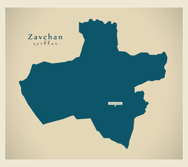 Modern Map - Zavchan MN