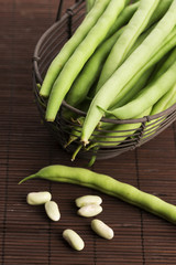 Green beans close up