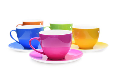 Colored cups.