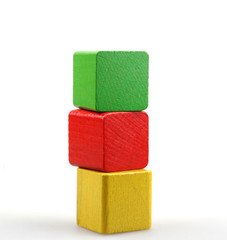 Wooden building blocks