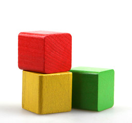 Wooden building blocks