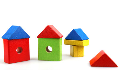 Wooden building blocks