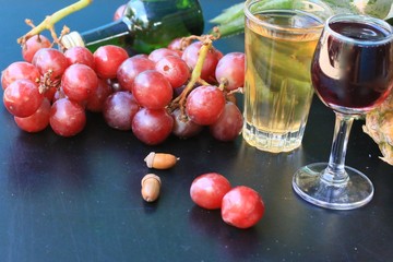 Pineapple and grape wine