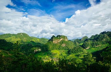 The Village in moutain, Pang Mapha district, Maehongson,Thailand