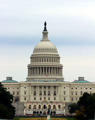 Naklejka premium The U.S. Capitol Building in Washington D.C. taken 6/21/2014.