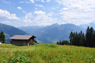 Heuschober in den Zillertaler Alpen