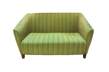 green sofa