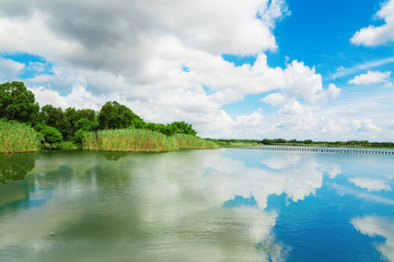Calik lagoon on a cloudy day
