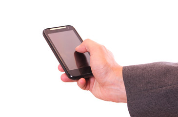 Mobile phone in hand