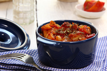 Braising vegetables
