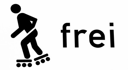 Inlineskater frei