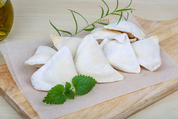 Raw potato dumplings