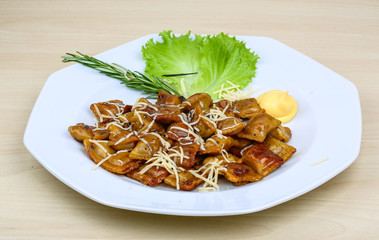 Roasted ravioli