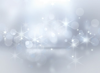 silver shining Christmas background