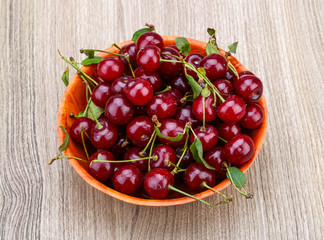 Cherry in the bowl