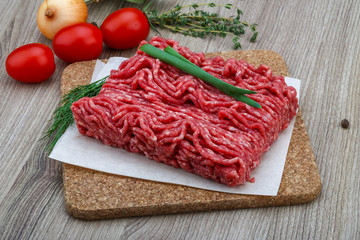 Raw minced meat